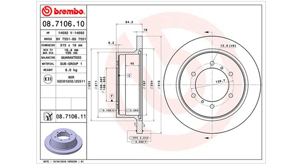 Brake Disc (360406086100)