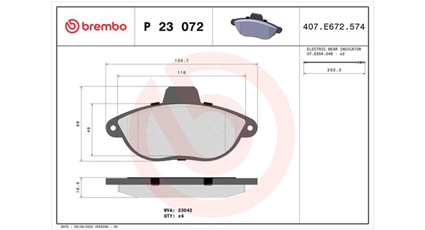 Brake Pad Set, disc brake