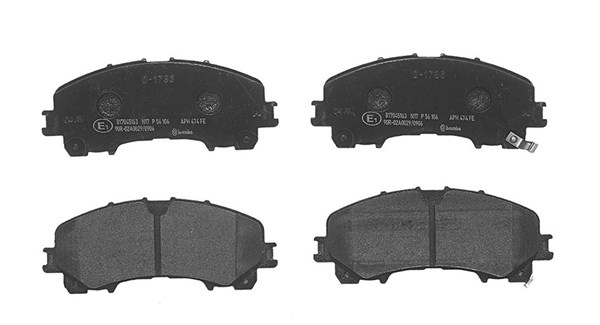 Brake Pad Set, disc brake (363700456106)