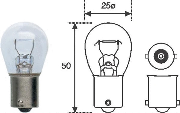 Bulb, direction indicator (008506100000)