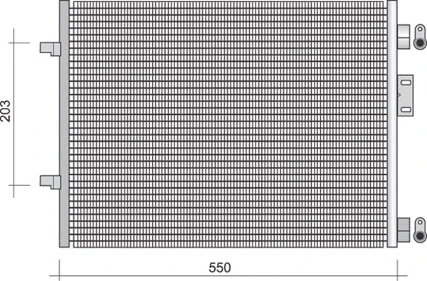 Condenser, air conditioning (350203387000)