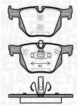 Brake Pad Set, disc brake (363916060486)