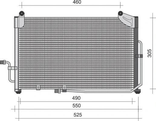Condenser, air conditioning (350203363000)