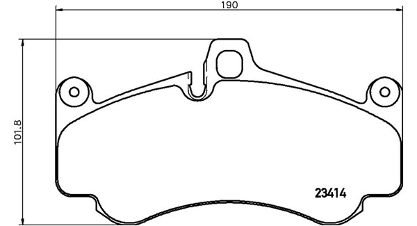 Brake Pad Set, disc brake (363700465032)