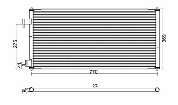 Condenser, air conditioning (359003220660)