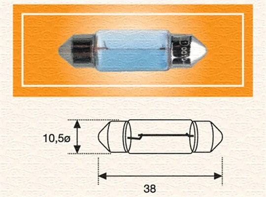 Bulb, licence plate light (009462100000)