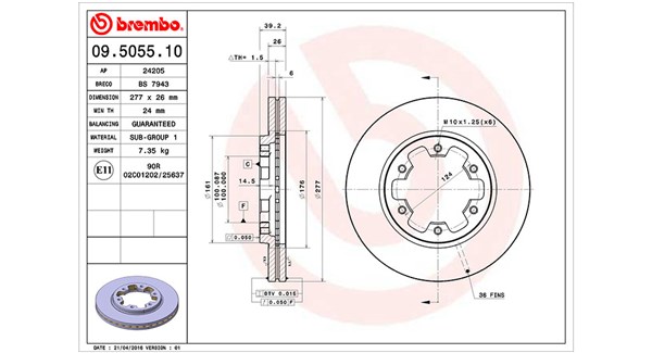 Brake Disc (360406035000)