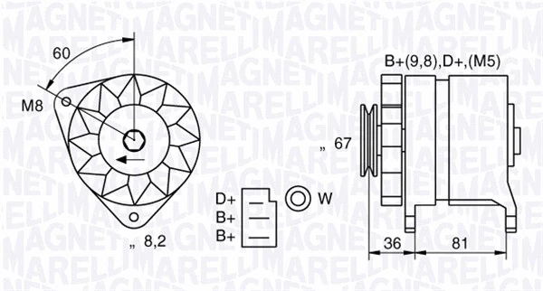 Alternator (054022384010)