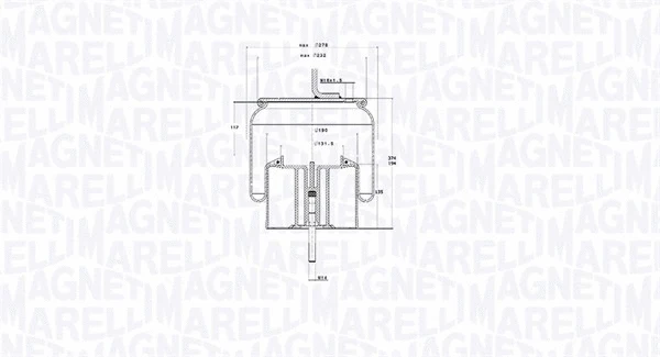 Bellow, air suspension