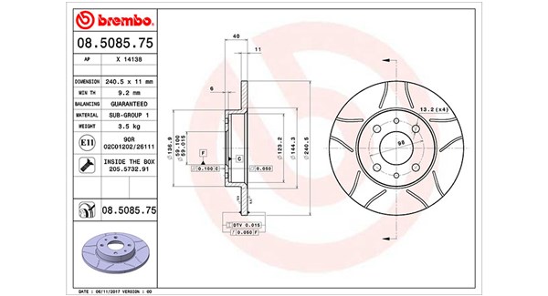 Brake Disc (360406021605)