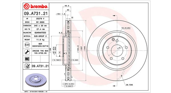 Brake Disc (360406114501)