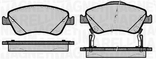 Brake Pad Set, disc brake (363916060664)