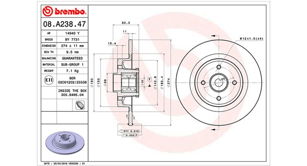 Brake Disc (360406061000)