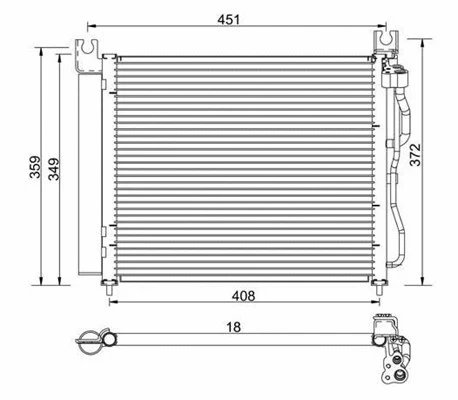 Condenser, air conditioning (359003220960)