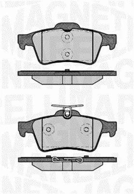 Brake Pad Set, disc brake (363916060243)