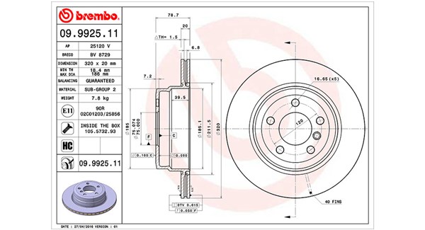 Brake Disc (360406068900)