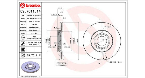 Brake Disc (360406049400)