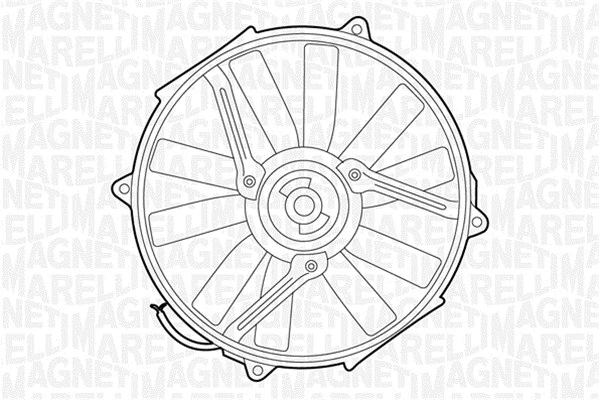Fan, engine cooling (069422232010)