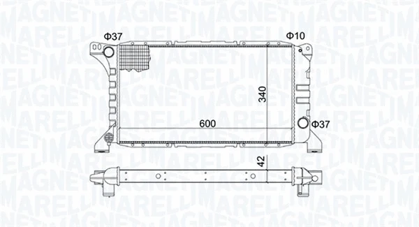 Radiator, engine cooling (350213193500)