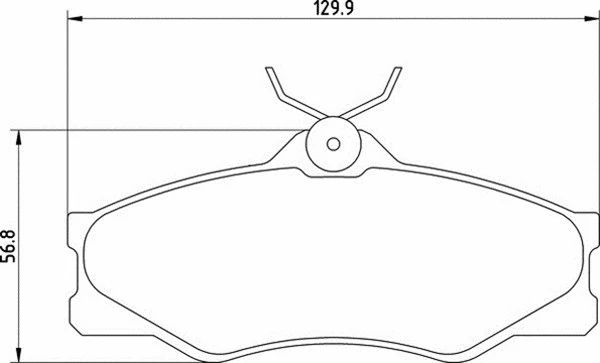 Brake Pad Set, disc brake (363700205012)