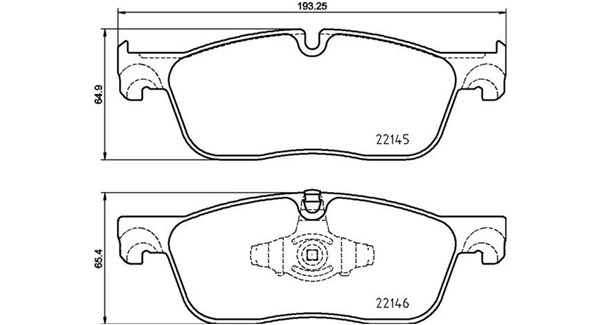 Brake Pad Set, disc brake (363700544026)