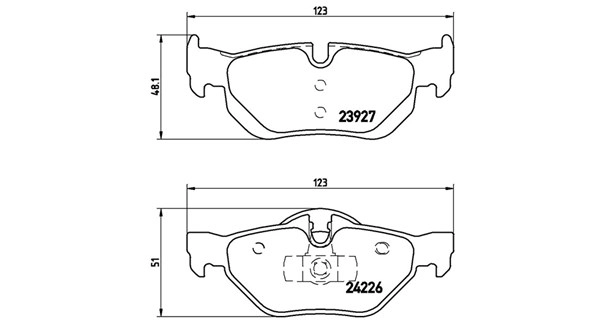 Brake Pad Set, disc brake (363700506038)