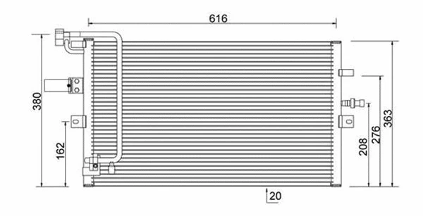 Condenser, air conditioning (359003221510)