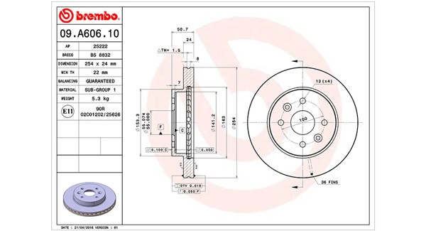 Brake Disc (360406099800)