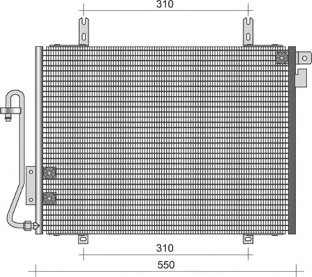 Condenser, air conditioning (350203399000)