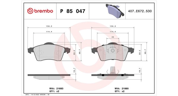 Brake Pad Set, disc brake