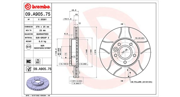 Brake Disc (360406176305)