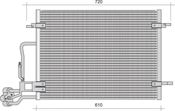 Condenser, air conditioning (350203368000)