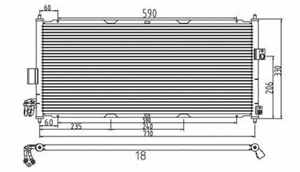Condenser, air conditioning (359003221190)
