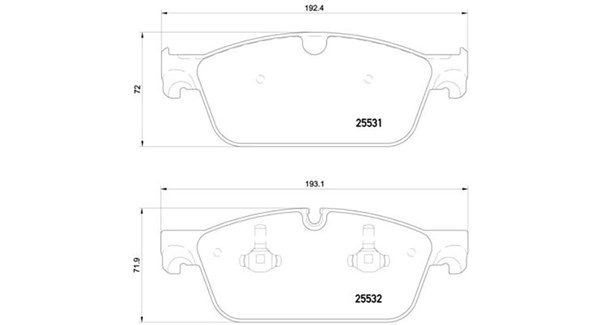 Brake Pad Set, disc brake (363700450112)