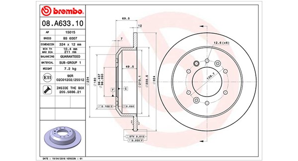 Brake Disc (360406116500)