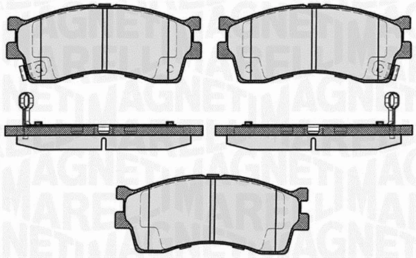 Brake Pad Set, disc brake (363916060458)