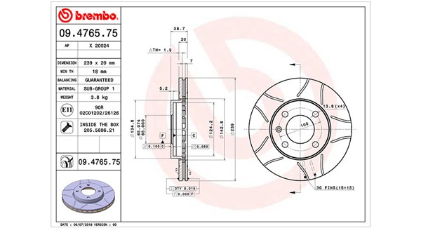 Brake Disc (360406000905)