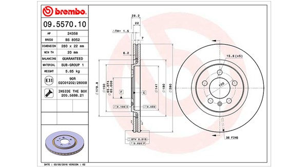 Brake Disc (360406048600)