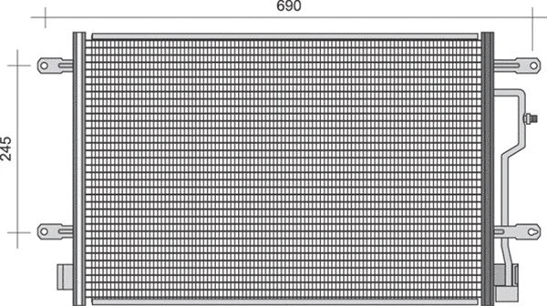 Condenser, air conditioning (350203339000)