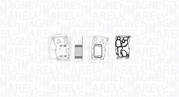 Oil Cooler, engine oil (350300000300)