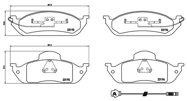 Brake Pad Set, disc brake