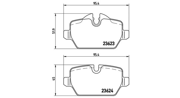 Brake Pad Set, disc brake (363700506037)