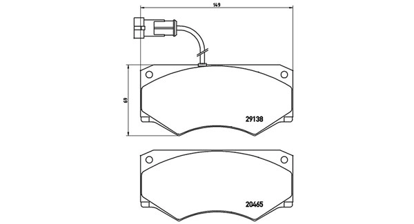 Brake Pad Set, disc brake (363700506016)