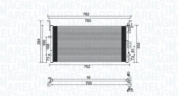 Condenser, air conditioning (350203959000)