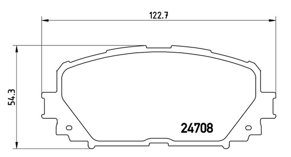 Brake Pad Set, disc brake (363700483101)