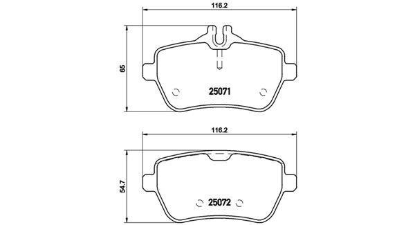 Brake Pad Set, disc brake (363700450103)