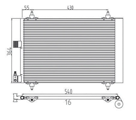 Condenser, air conditioning (359003220410)