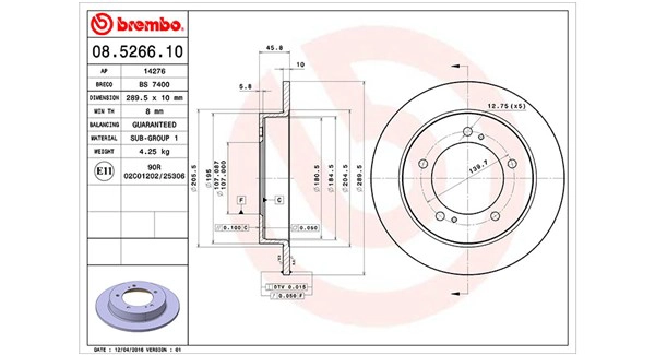 Brake Disc (360406045900)