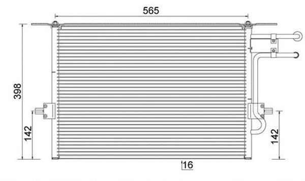 Condenser, air conditioning (359003220590)