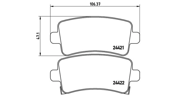 Brake Pad Set, disc brake